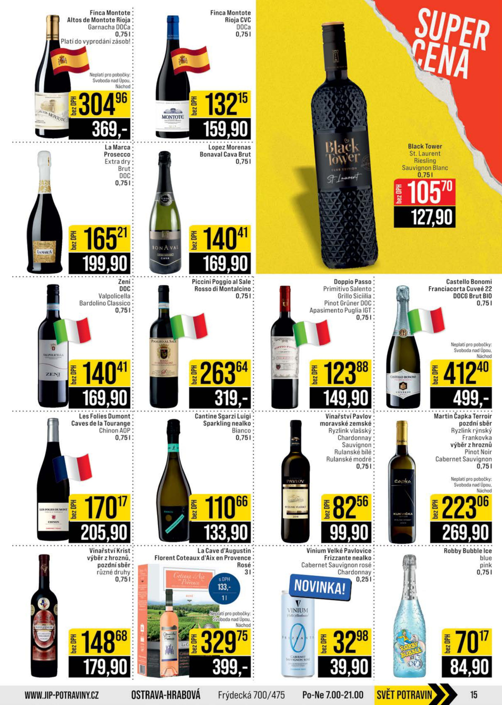 Leták JIP leták CC Cash & Carry - České Budějovice, Most, Náchod, Svoboda nad Úpou, Sušice - strana 15