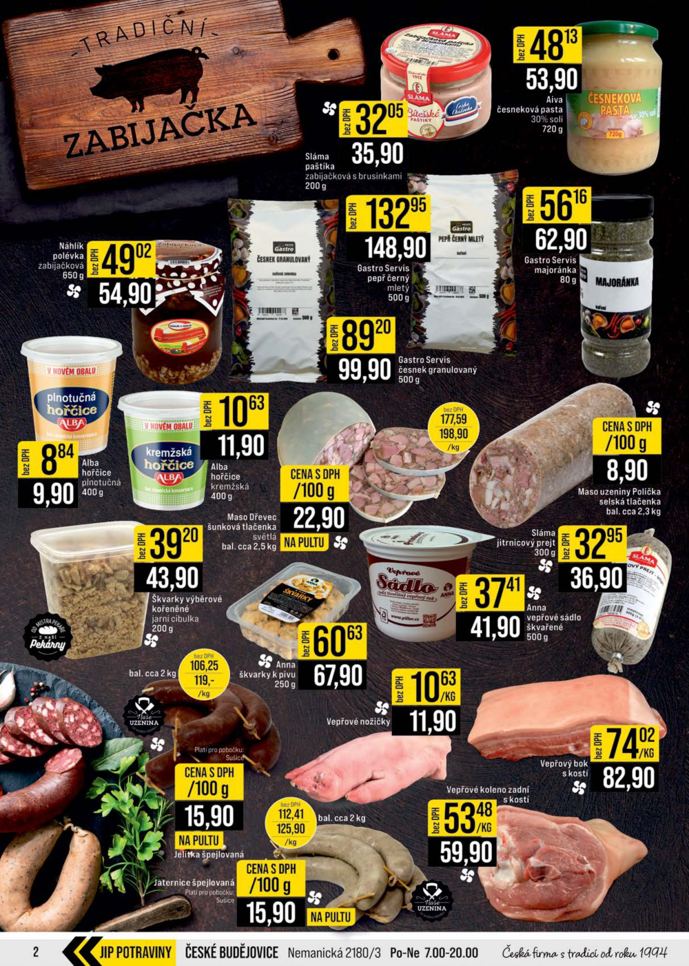 Leták JIP leták CC Cash & Carry - České Budějovice, Most, Náchod, Svoboda nad Úpou, Sušice - strana 2