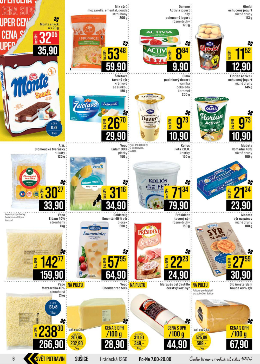 Leták JIP leták CC Cash & Carry - České Budějovice, Most, Náchod, Svoboda nad Úpou, Sušice - strana 6