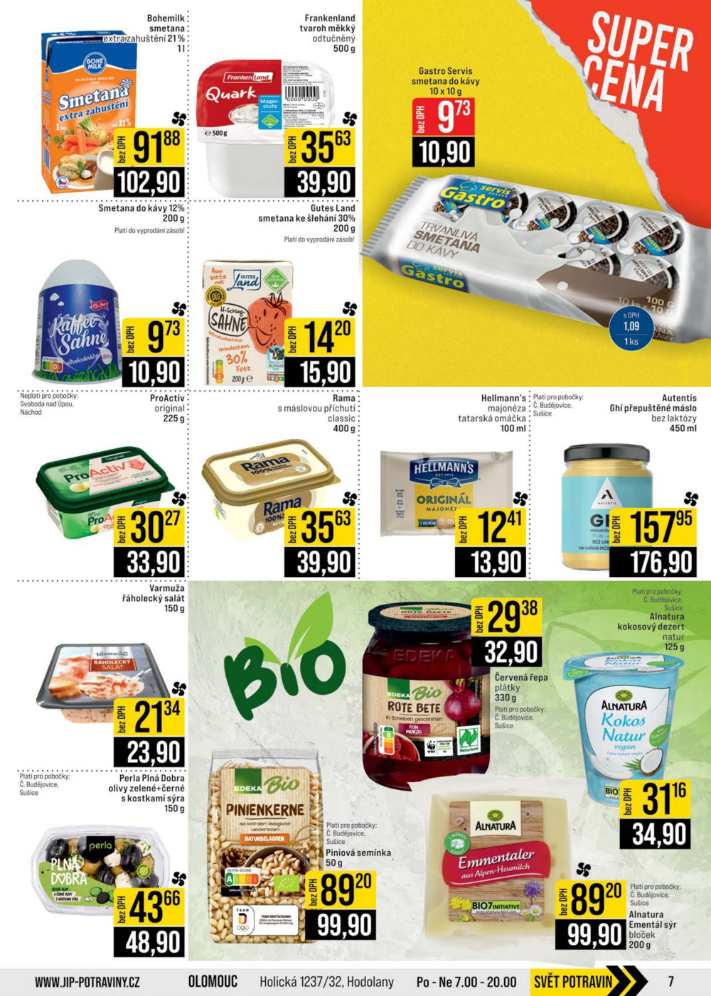 Leták JIP leták CC Cash & Carry - České Budějovice, Most, Náchod, Svoboda nad Úpou, Sušice - strana 7