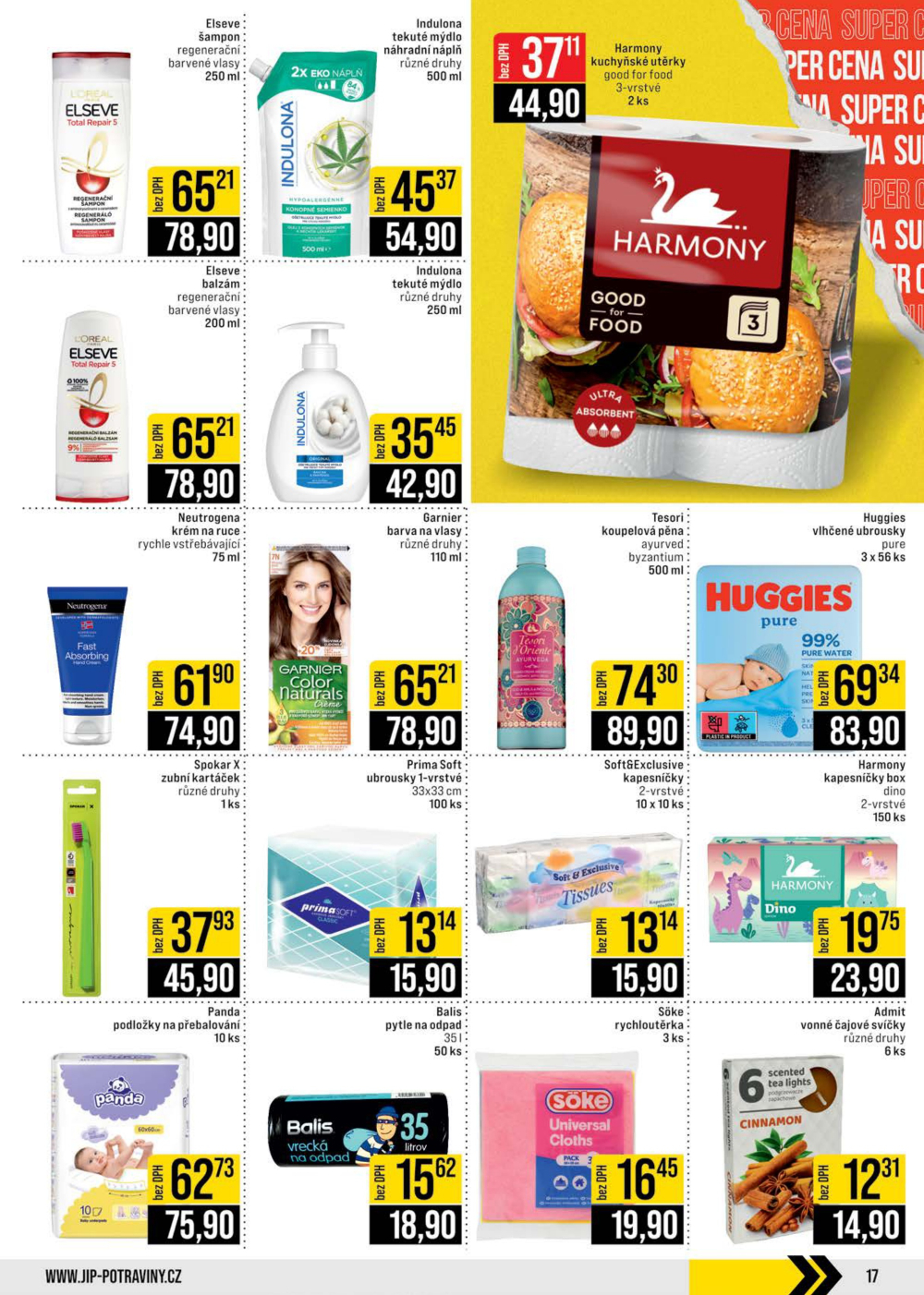 Leták JIP leták CC Cash & Carry - Brno, Ostrava, Praha, Polička, Olomouc, Karlovy Vary, Zlín, Jilemnice, Pardubice - strana 17