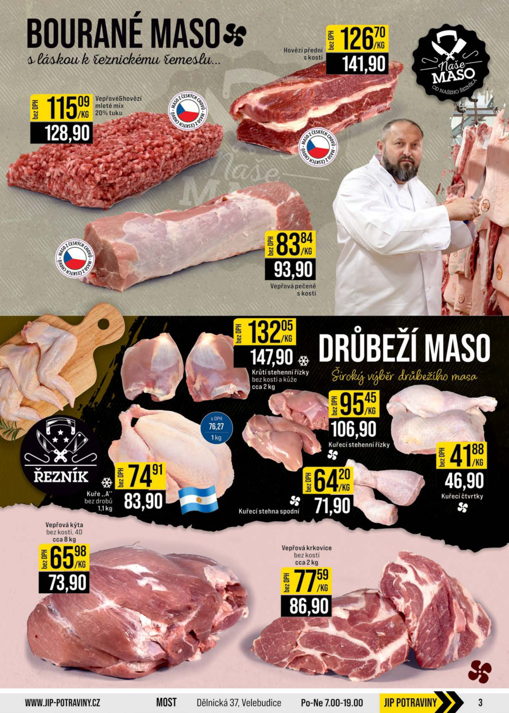 Leták JIP leták CC Cash & Carry - Brno, Ostrava, Praha, Polička, Olomouc, Karlovy Vary, Zlín, Jilemnice, Pardubice - strana 3