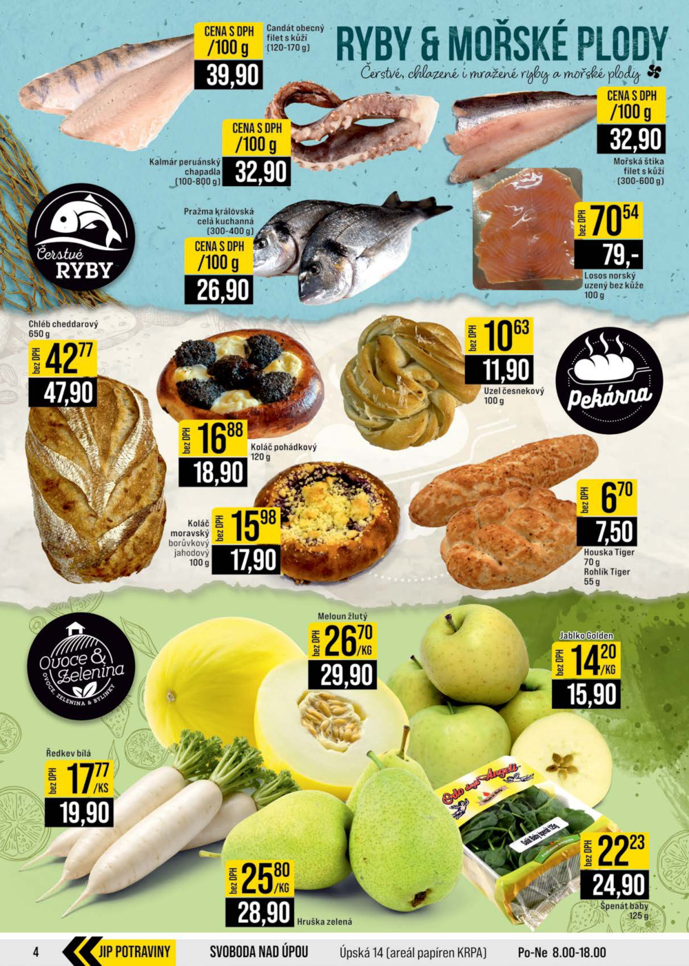 Leták JIP leták CC Cash & Carry - Brno, Ostrava, Praha, Polička, Olomouc, Karlovy Vary, Zlín, Jilemnice, Pardubice - strana 4