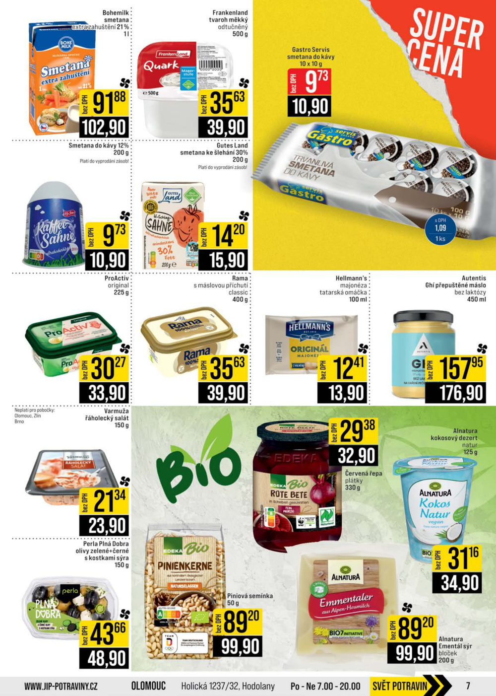 Leták JIP leták CC Cash & Carry - Brno, Ostrava, Praha, Polička, Olomouc, Karlovy Vary, Zlín, Jilemnice, Pardubice - strana 7