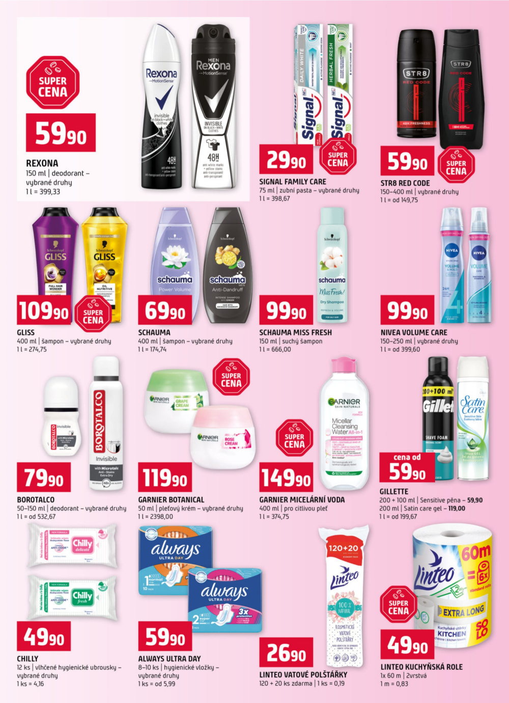 Leták Terno leták - Tábor, Zlín, Prachatice, Strakonice, Blatná, Český Krumlov - strana 14