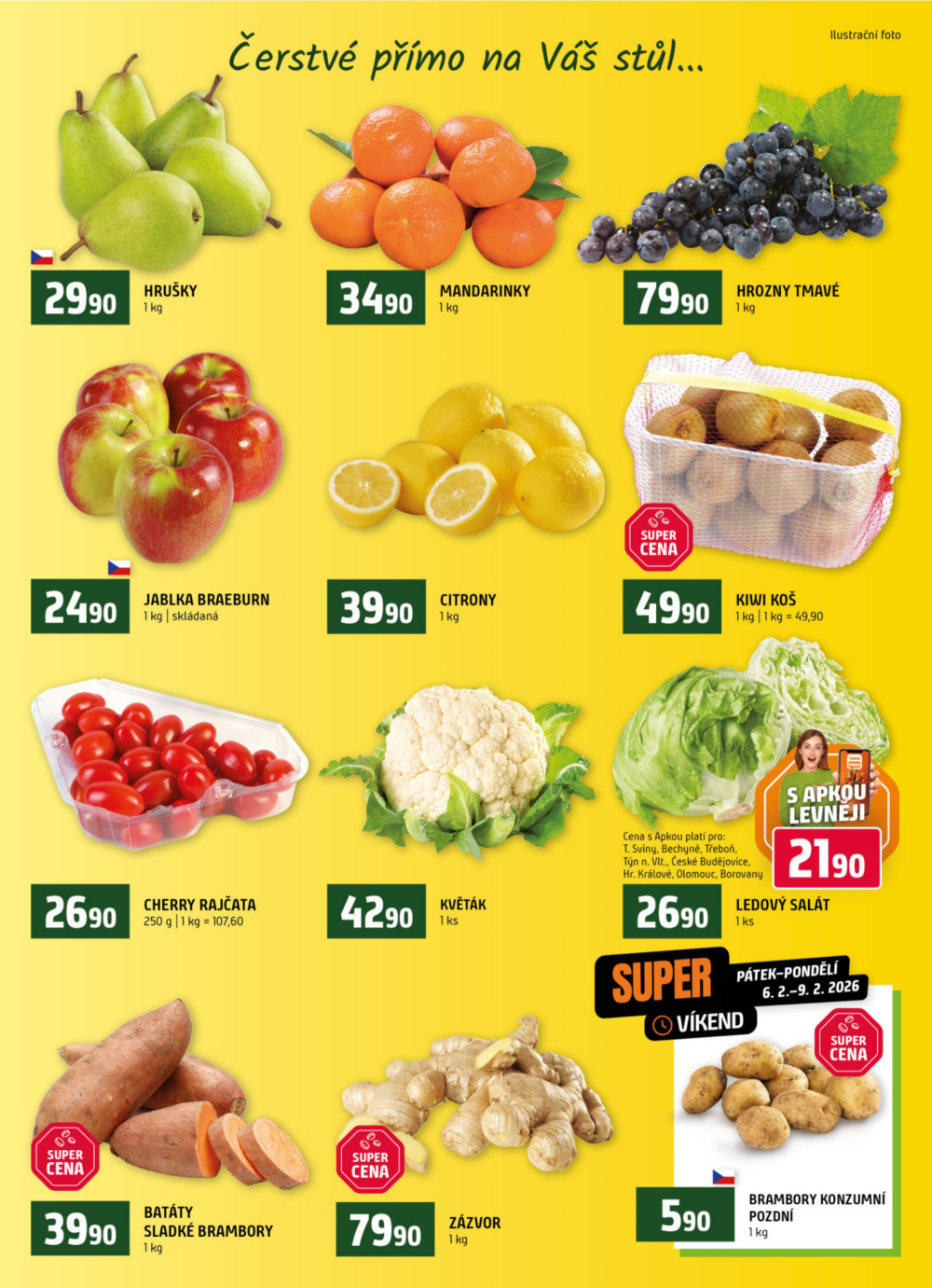 Leták Terno leták - Tábor, Zlín, Prachatice, Strakonice, Blatná, Český Krumlov - strana 6