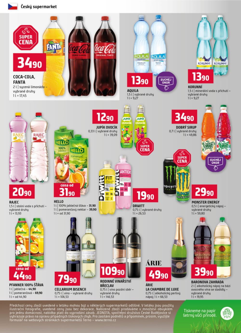 Leták Terno leták - České Budějovice, Hradec Králové, Olomouc, Bechyně, Třeboň, Trhové Sviny, Týn nad Vltavou, Borovany - strana 12
