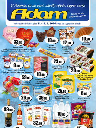 ADAM POTRAVINY leták