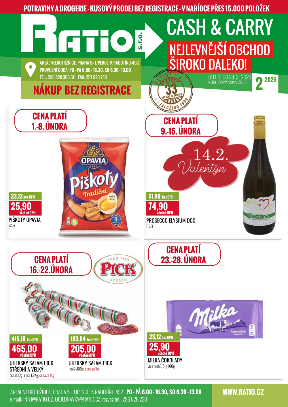 Leták Ratio leták - strana 1