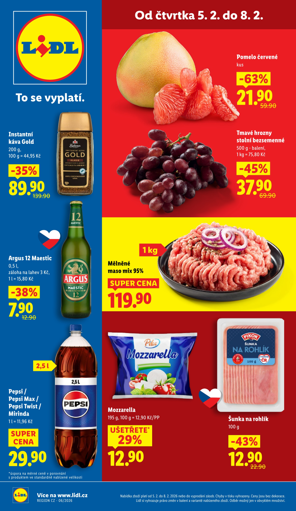 Leták Lidl leták od čtvrtka - strana 1