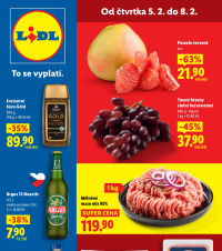 Akční leták Lidl  od čtvrtka
