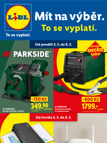 Lidl leták - Nabídka spotřebního zboží