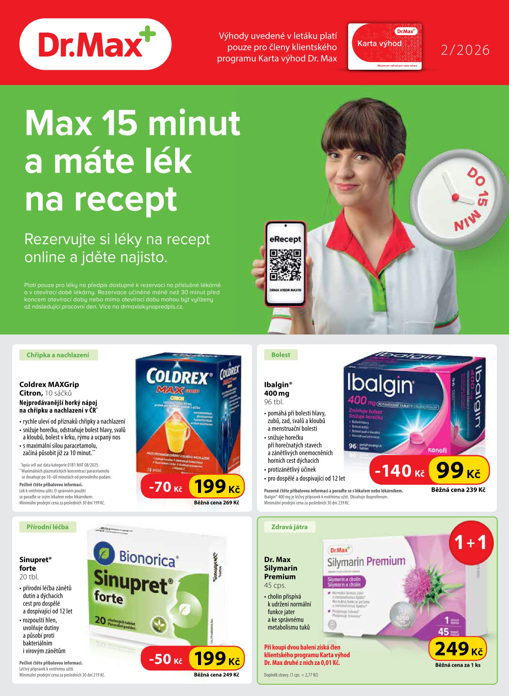 Leták Dr. Max leták - strana 1