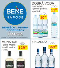 Akční leták BENE NÁPOJE 