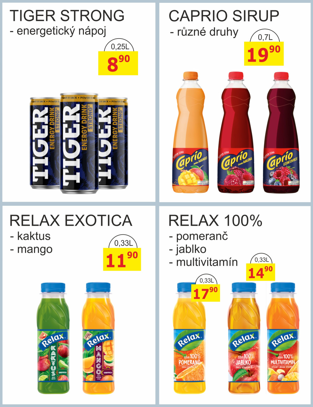 Leták BENE NÁPOJE leták - strana 9