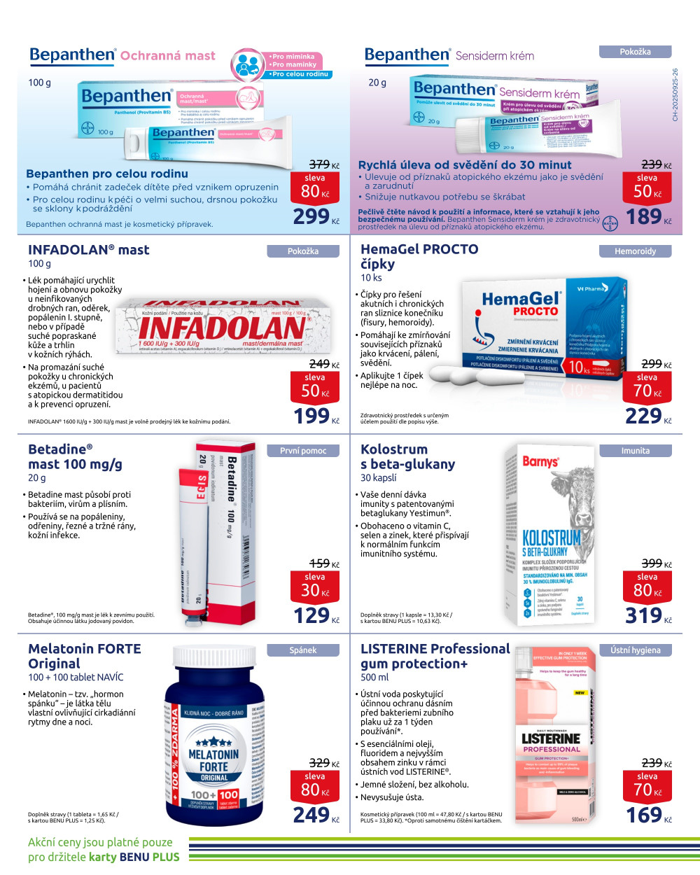 Leták BENU Lékárna leták - strana 12