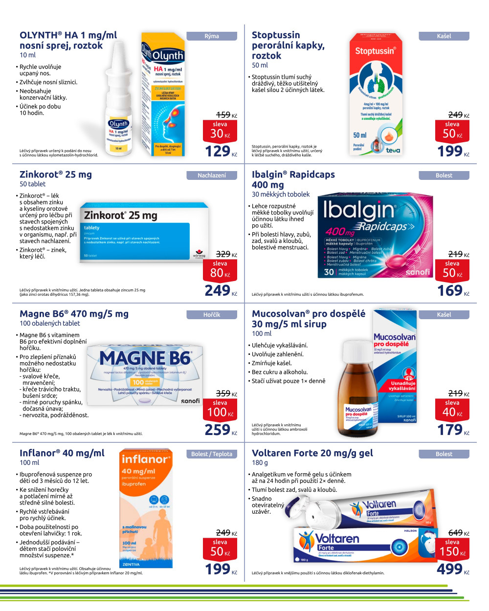 Leták BENU Lékárna leták - strana 3