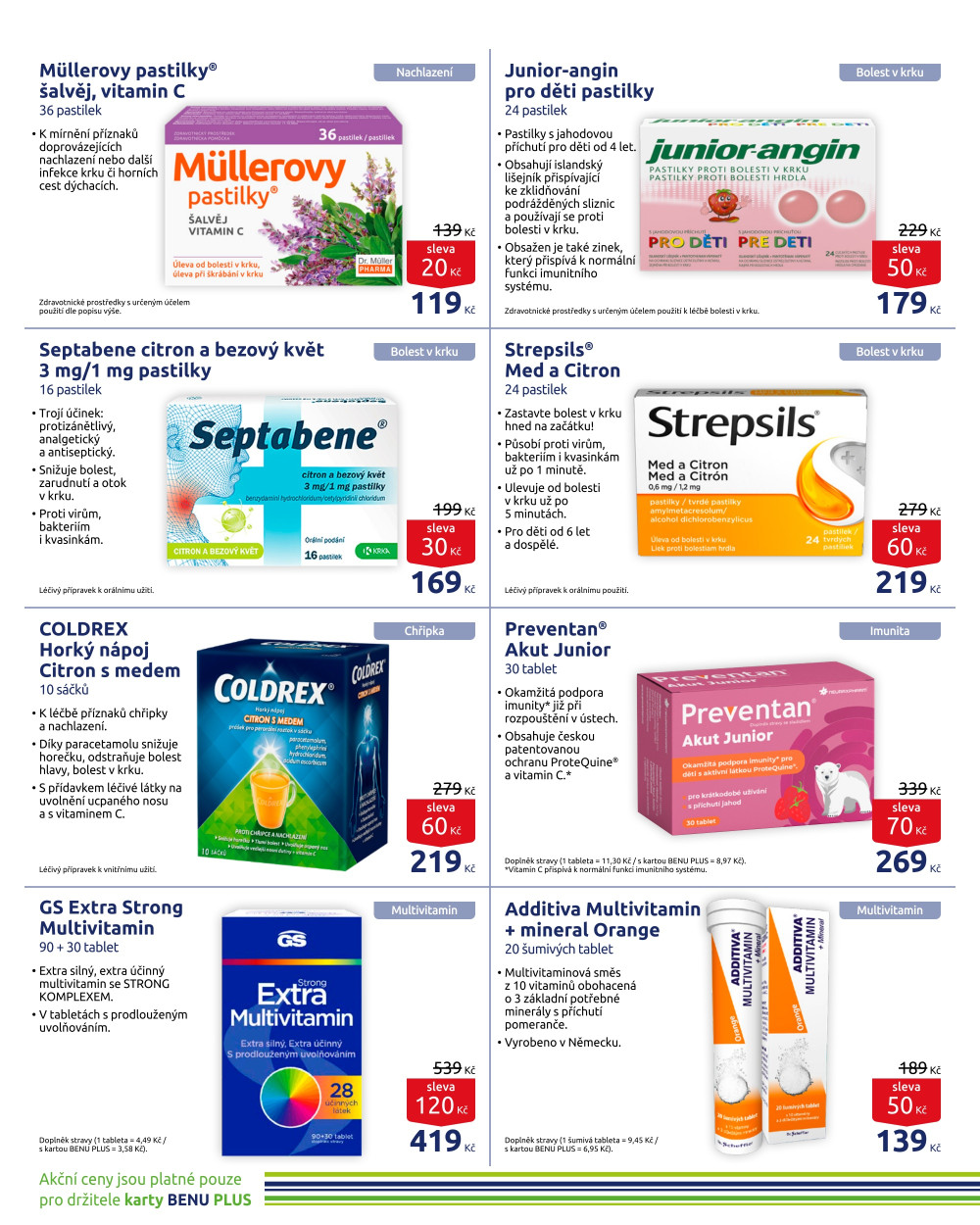 Leták BENU Lékárna leták - strana 4
