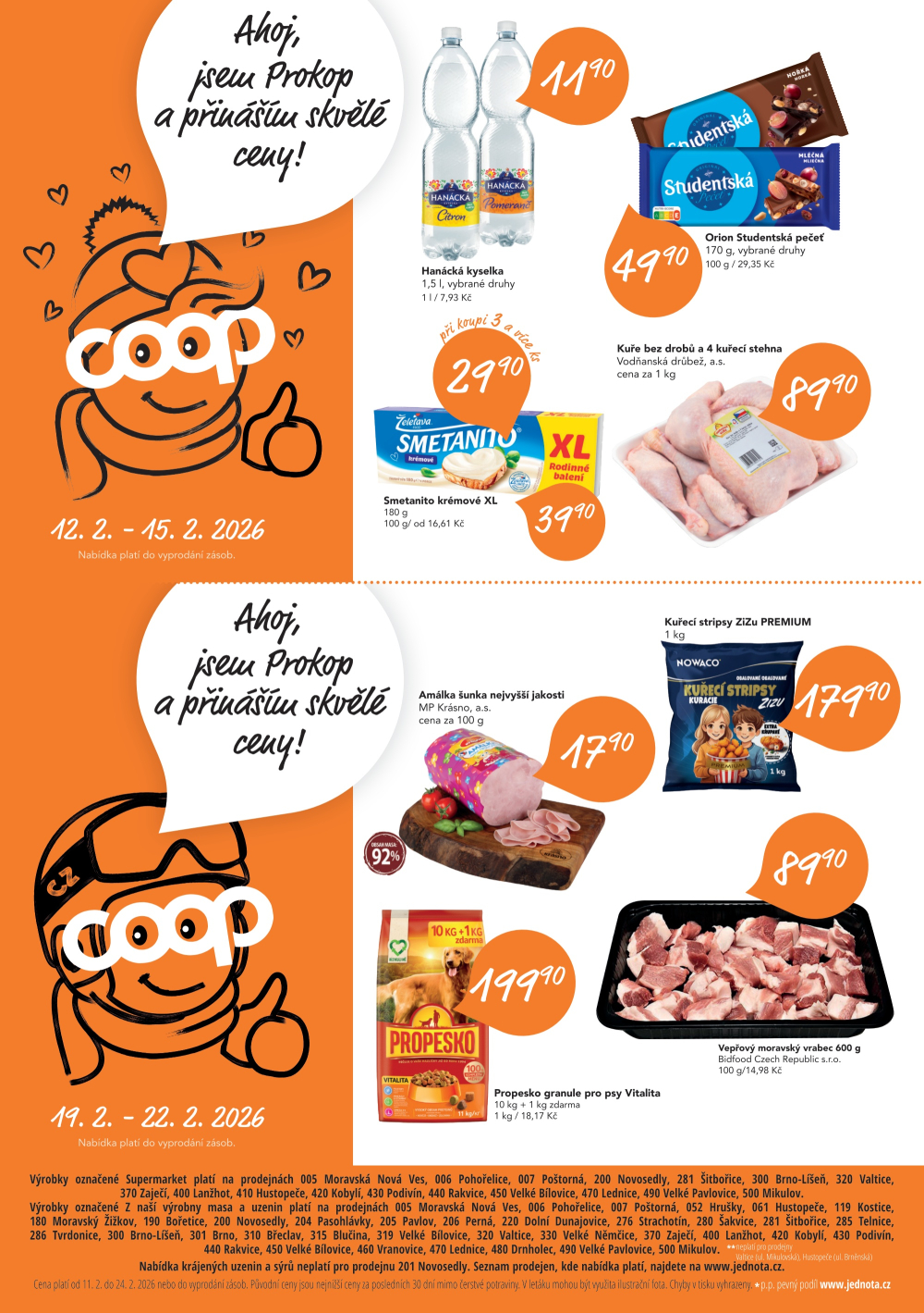 Leták Jednota Mikulov leták - strana 14