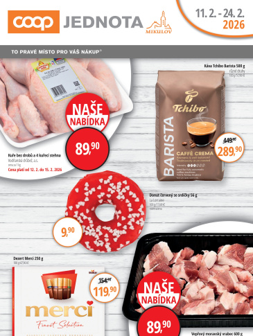 Jednota Mikulov leták