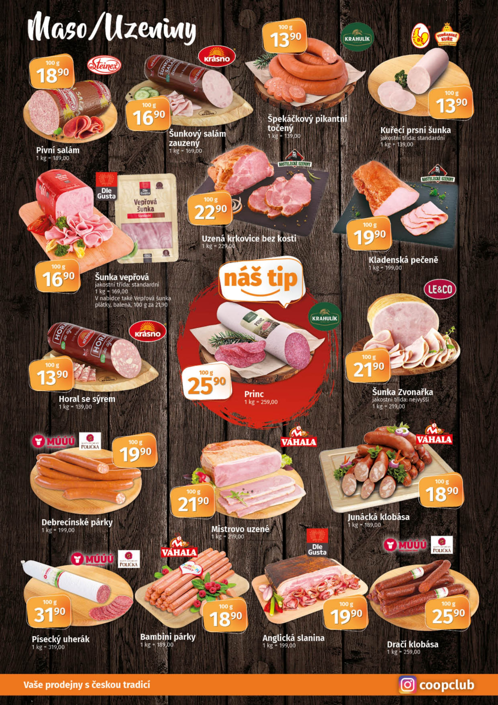 Leták COOP leták - TIP a TUTY Menu - strana 2