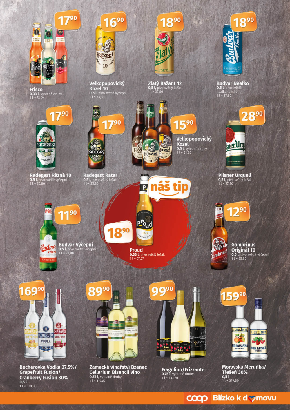 Leták COOP leták - TIP a TUTY Menu - strana 7