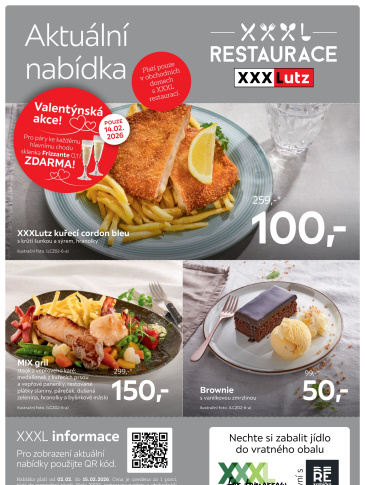 XXXLutz leták - Restaurace