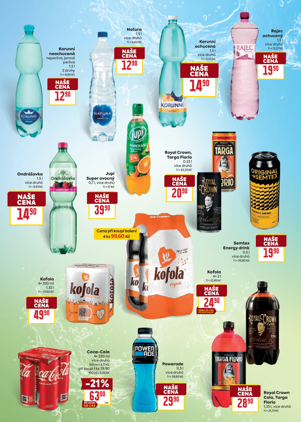 Leták BILLA leták - Vaše oblíbené značky - strana 18