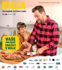 Akční leták BILLA  - Vaše oblíbené značky