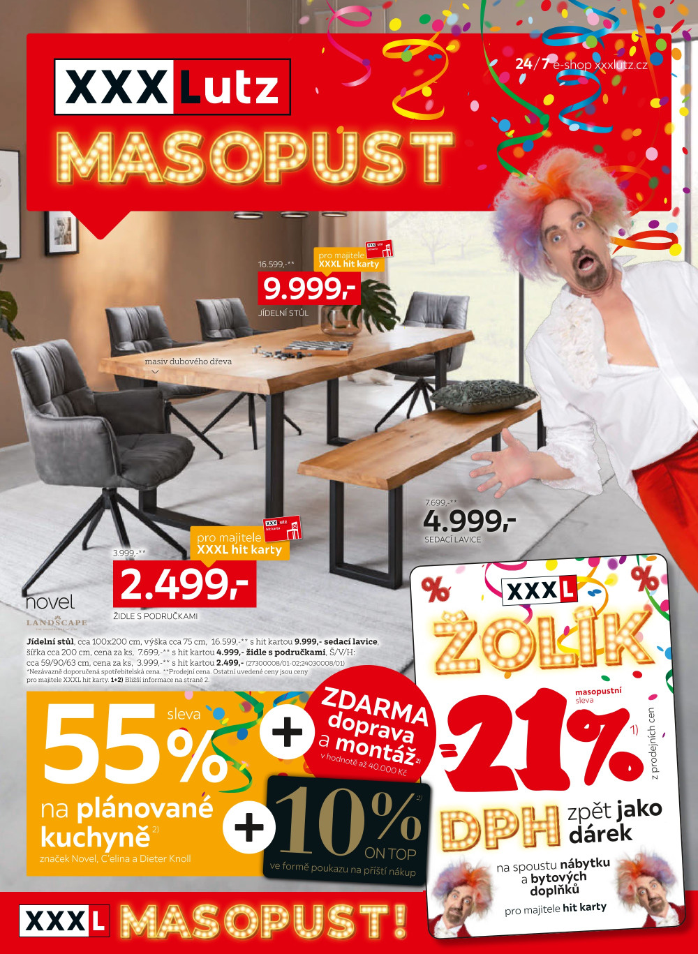 Leták XXXLutz leták - Masopust - strana 1