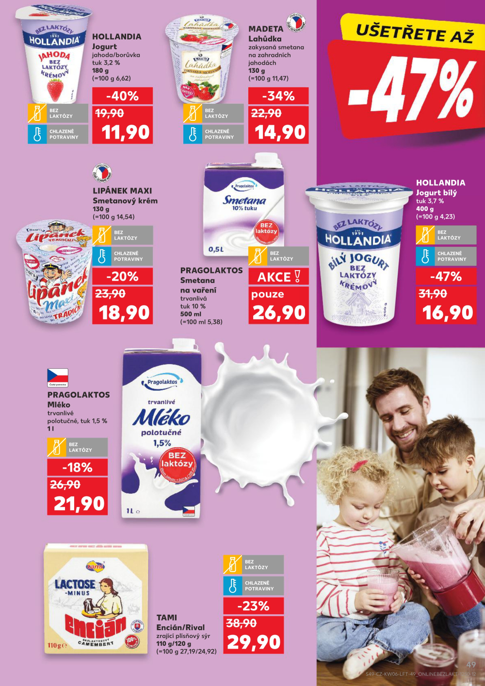 Leták Kaufland leták Praha 8 - Malý Klín - strana 49
