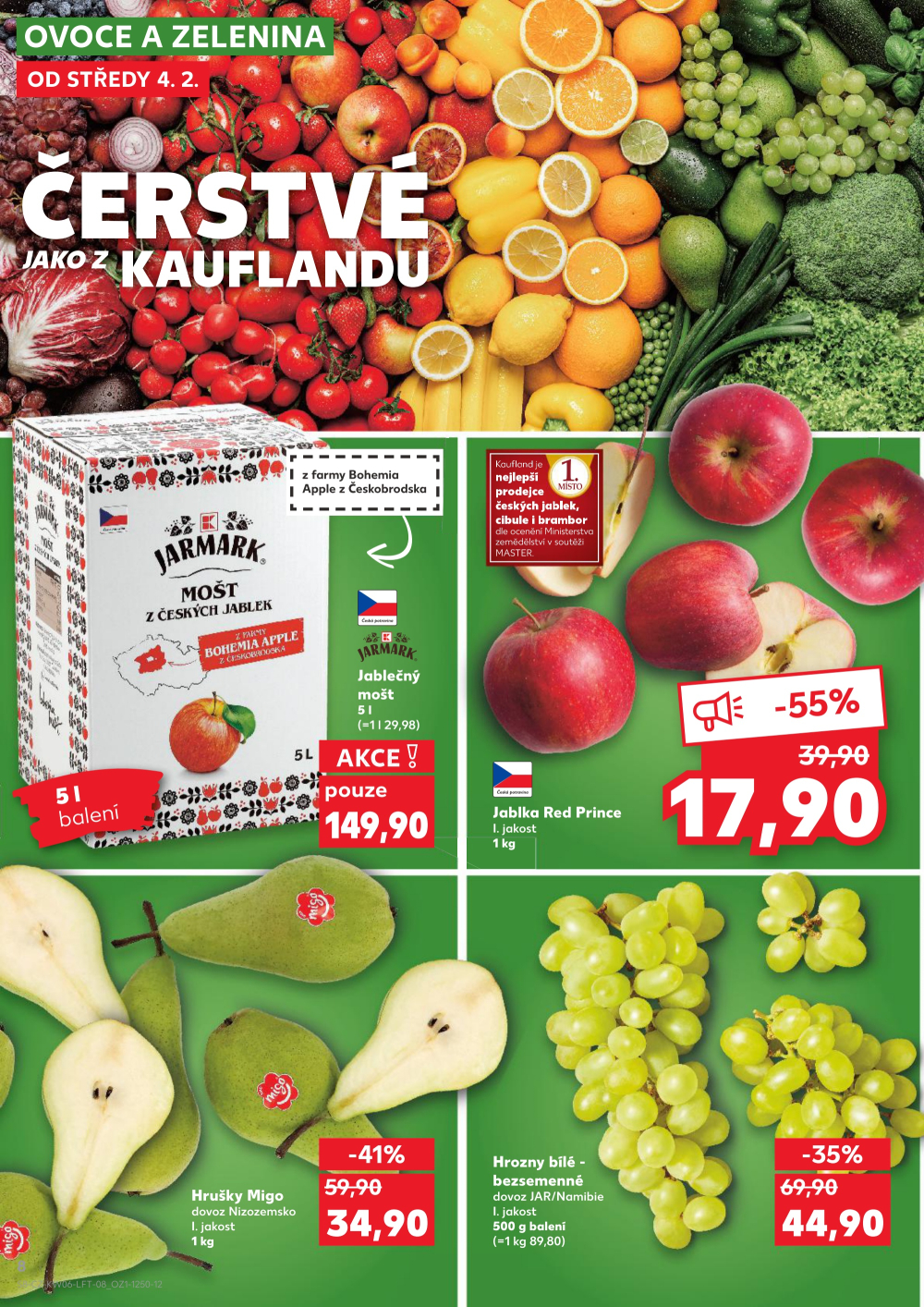 Leták Kaufland leták Praha 8 - Malý Klín - strana 8