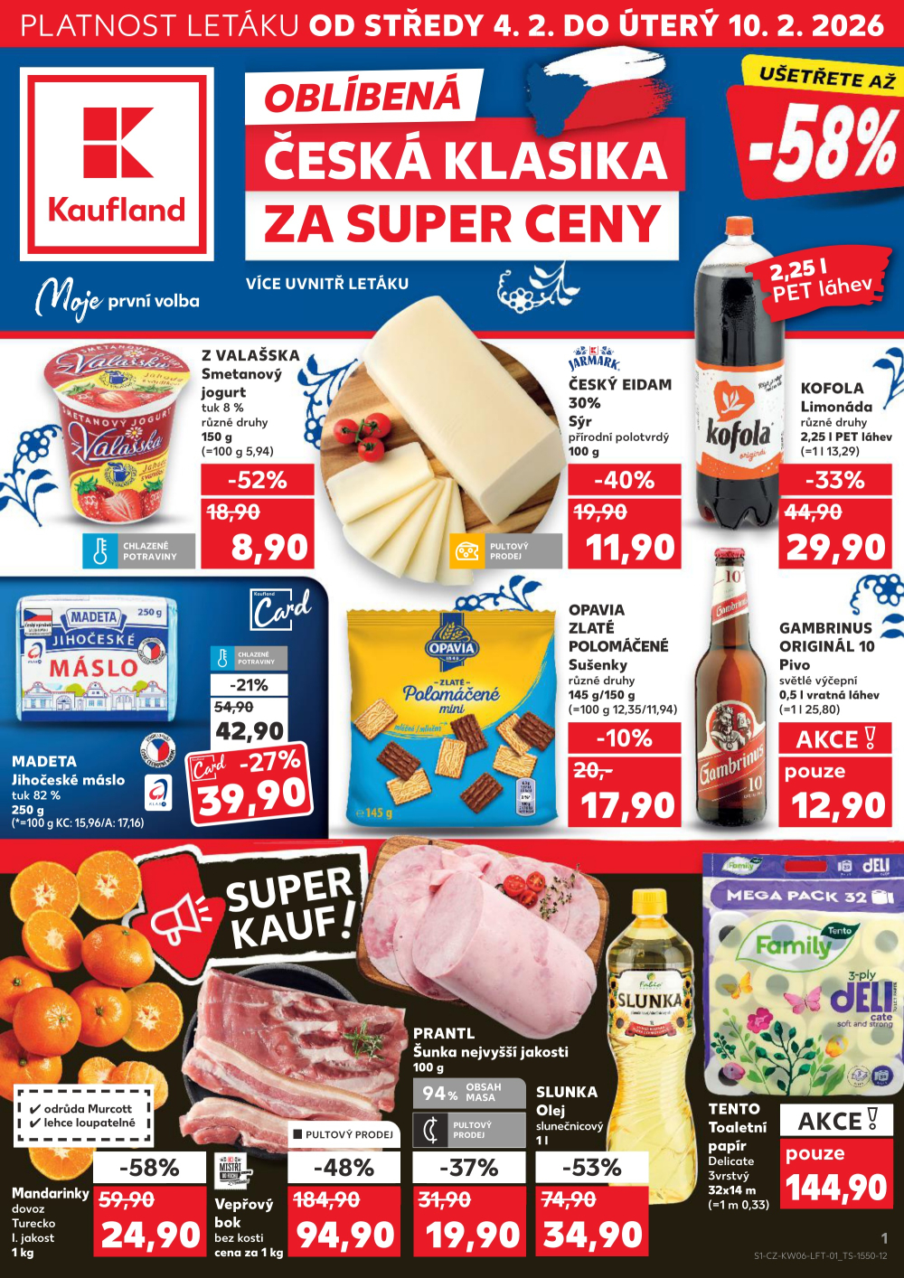 Leták Kaufland leták Šumperk - strana 1