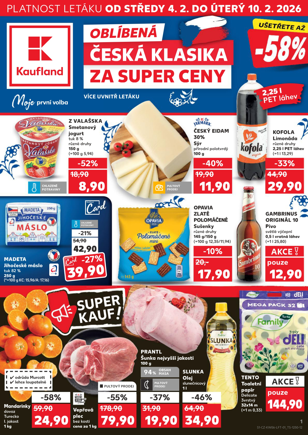 Leták Kaufland leták Litvínov - strana 1