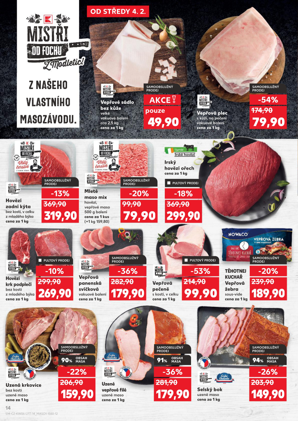 Leták Kaufland leták Praha 9 - Hloubětín - strana 14