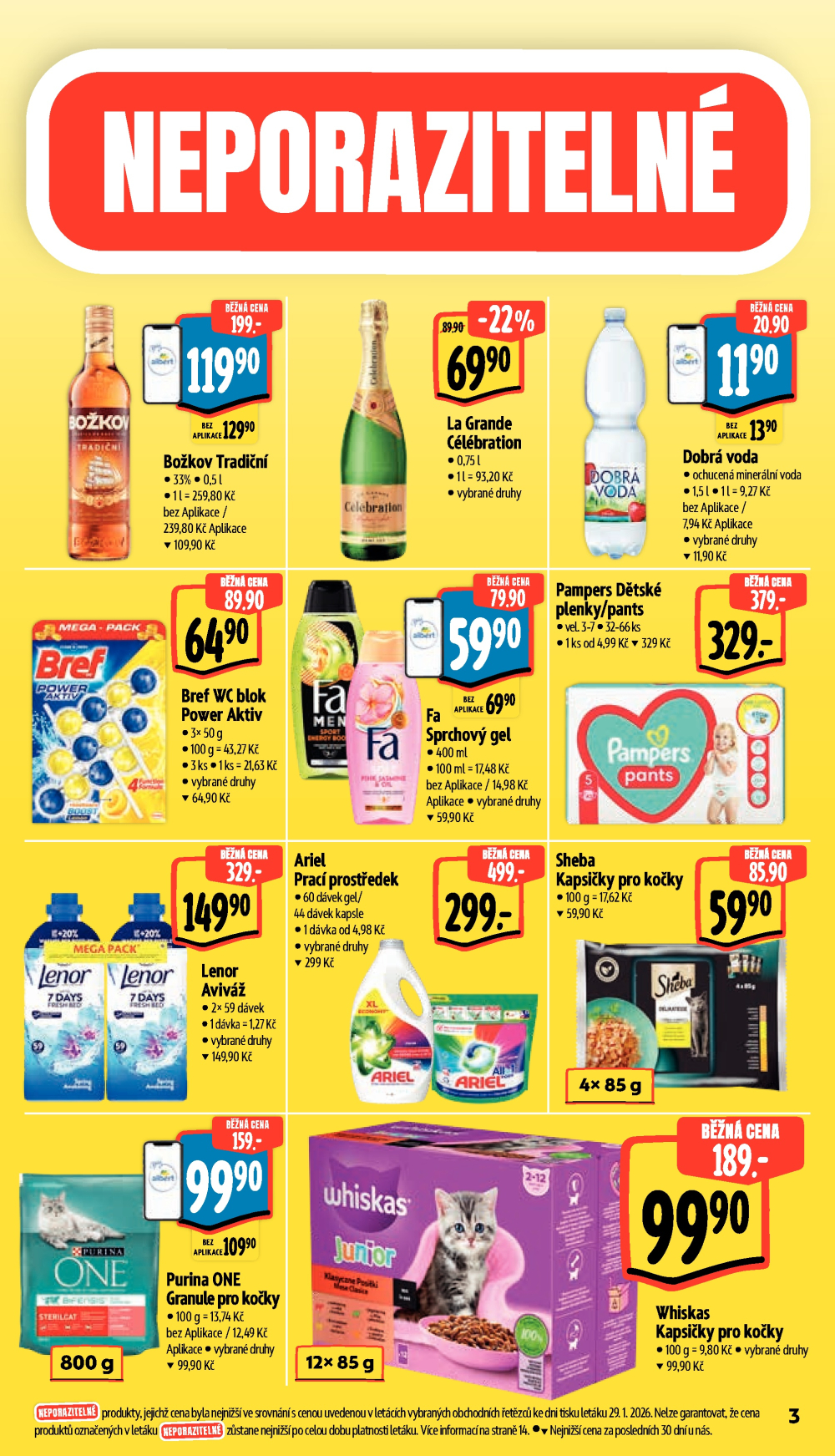 Leták Albert Supermarket leták - Brno, Stará Osada a Jihomoravské náměstí - strana 11