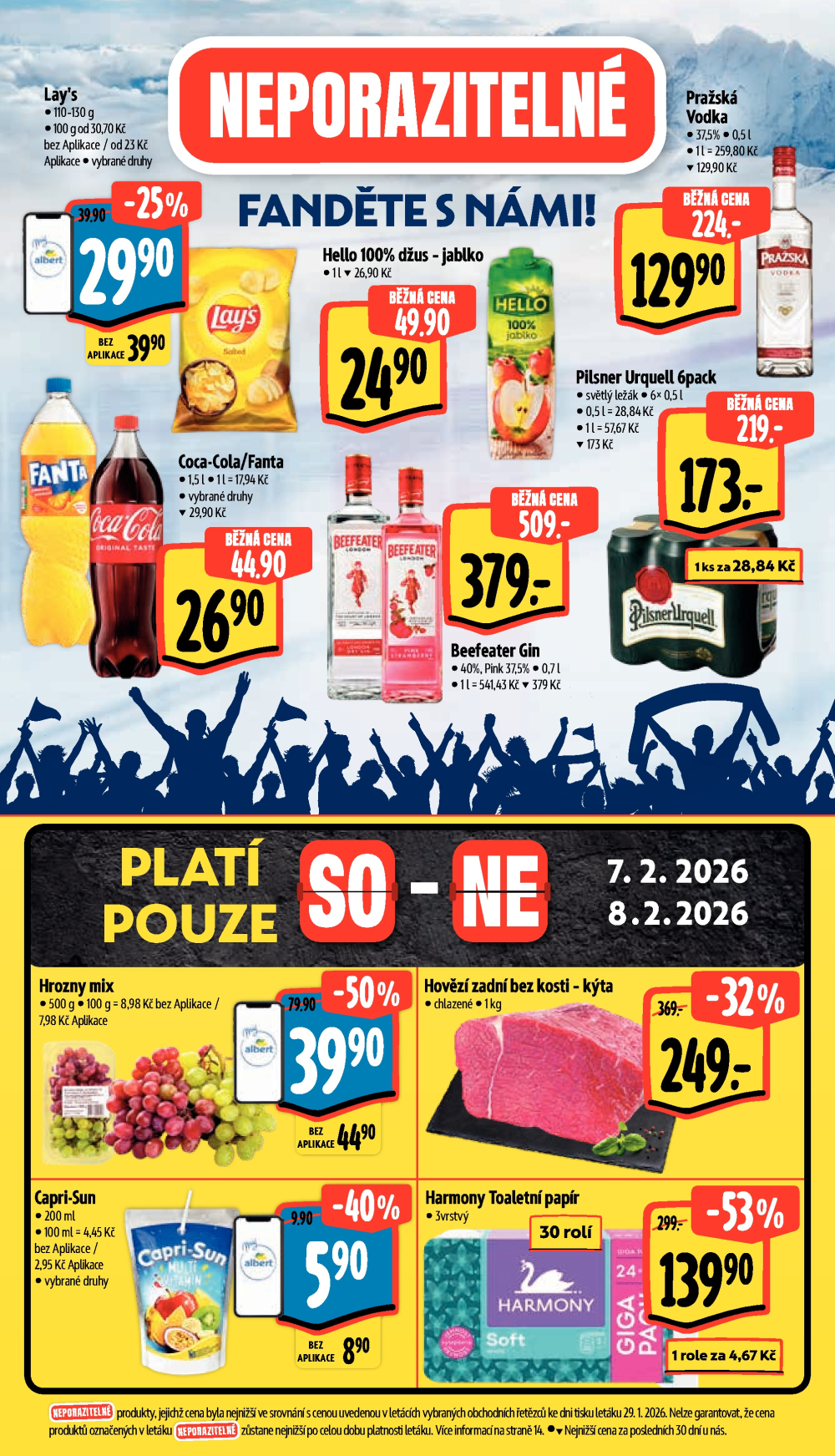 Leták Albert Supermarket leták - Brno, Stará Osada a Jihomoravské náměstí - strana 12