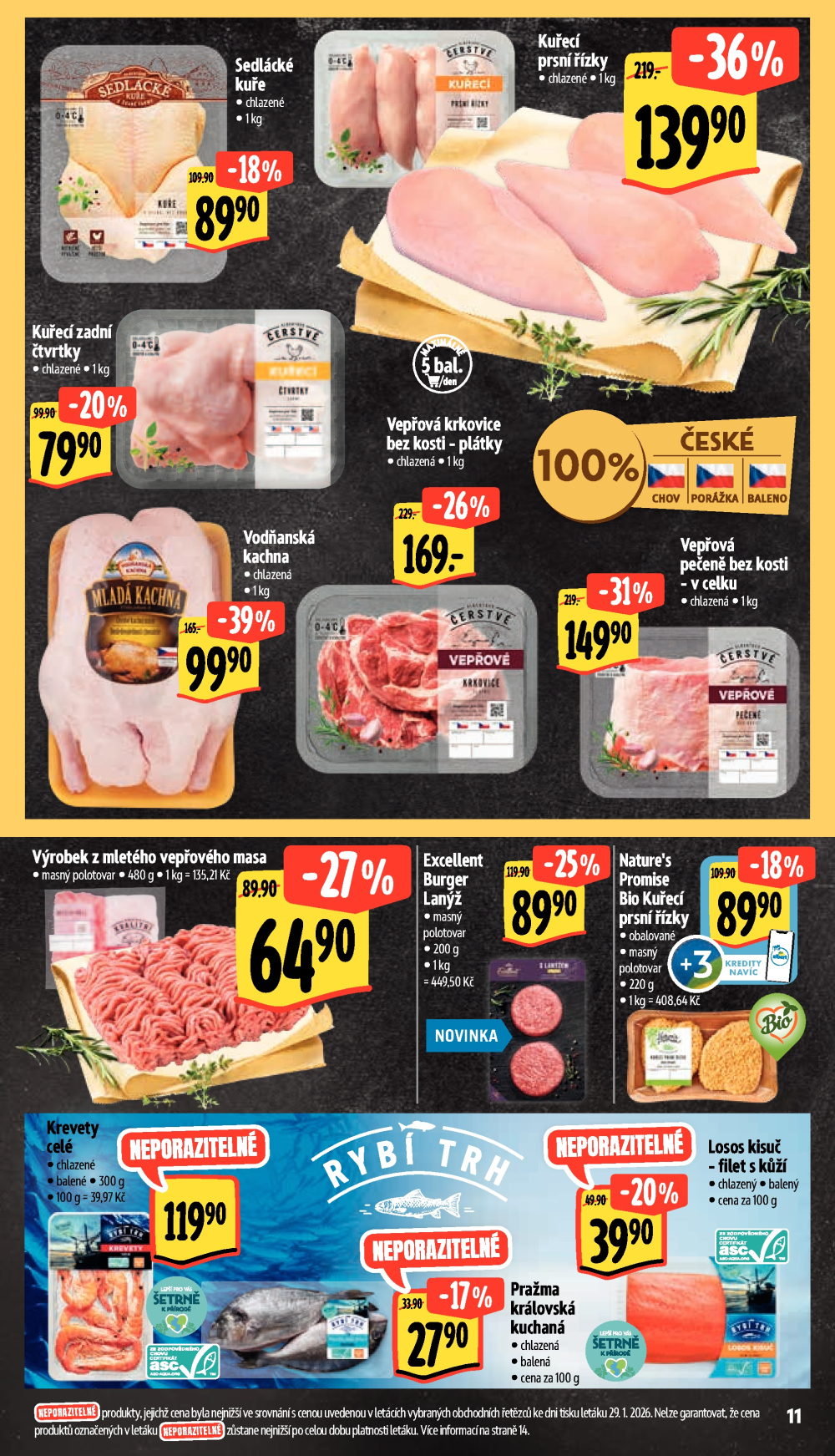 Leták Albert Supermarket leták - Brno, Stará Osada a Jihomoravské náměstí - strana 23