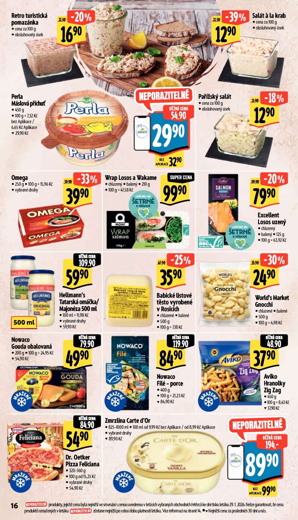 Leták Albert Supermarket leták - Brno, Stará Osada a Jihomoravské náměstí - strana 28