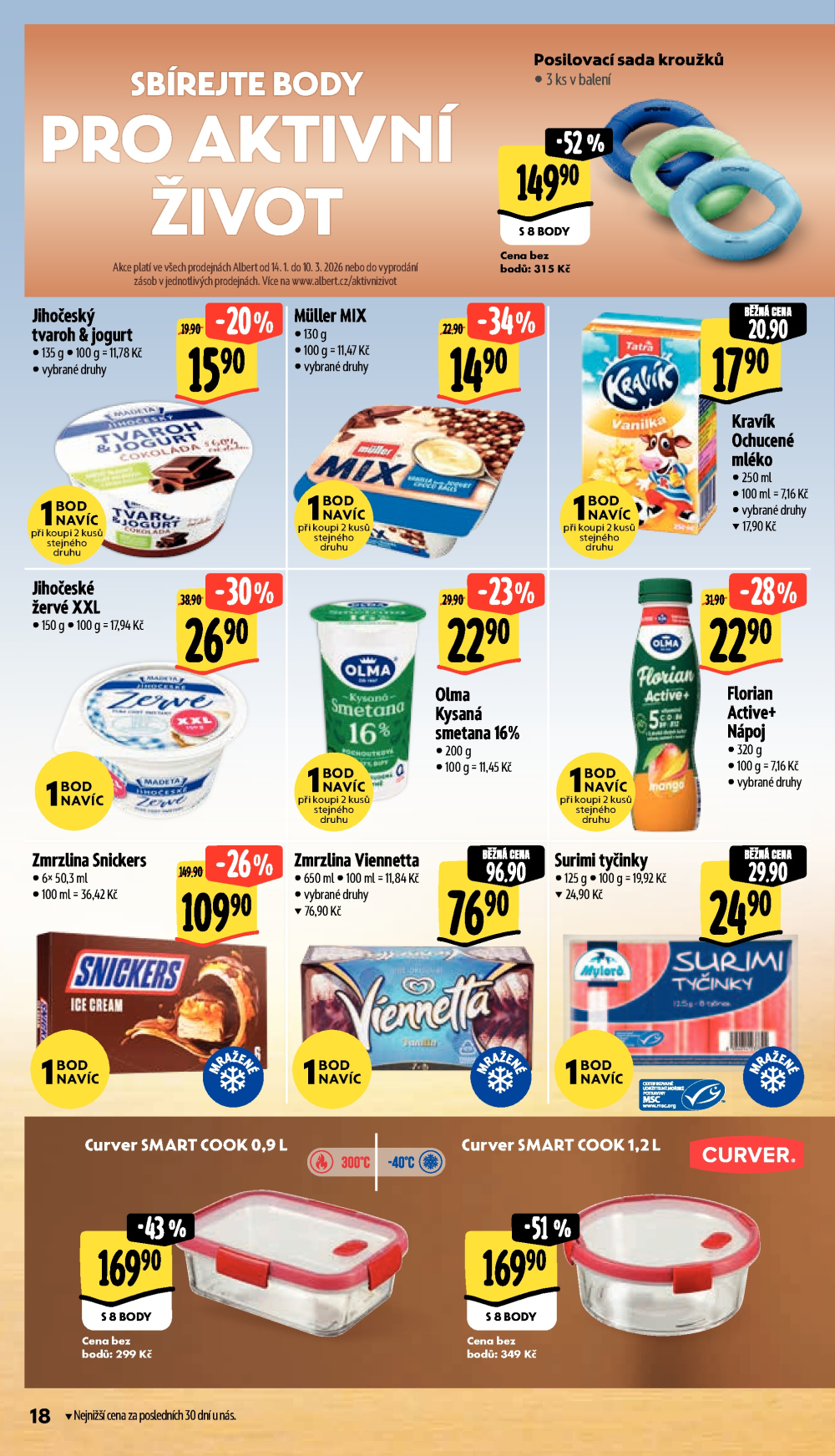 Leták Albert Supermarket leták - Brno, Stará Osada a Jihomoravské náměstí - strana 30