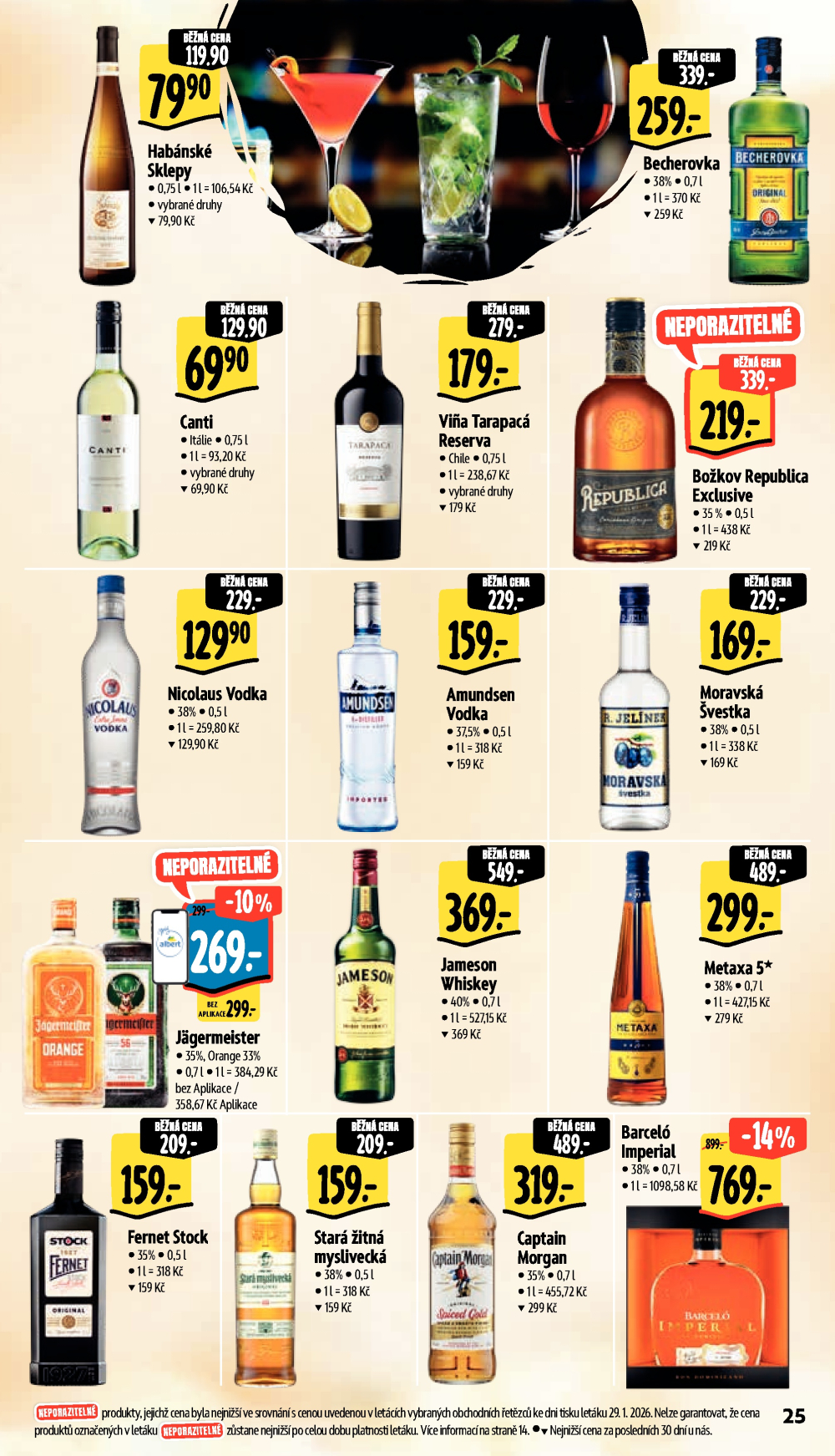 Leták Albert Supermarket leták - Brno, Stará Osada a Jihomoravské náměstí - strana 37