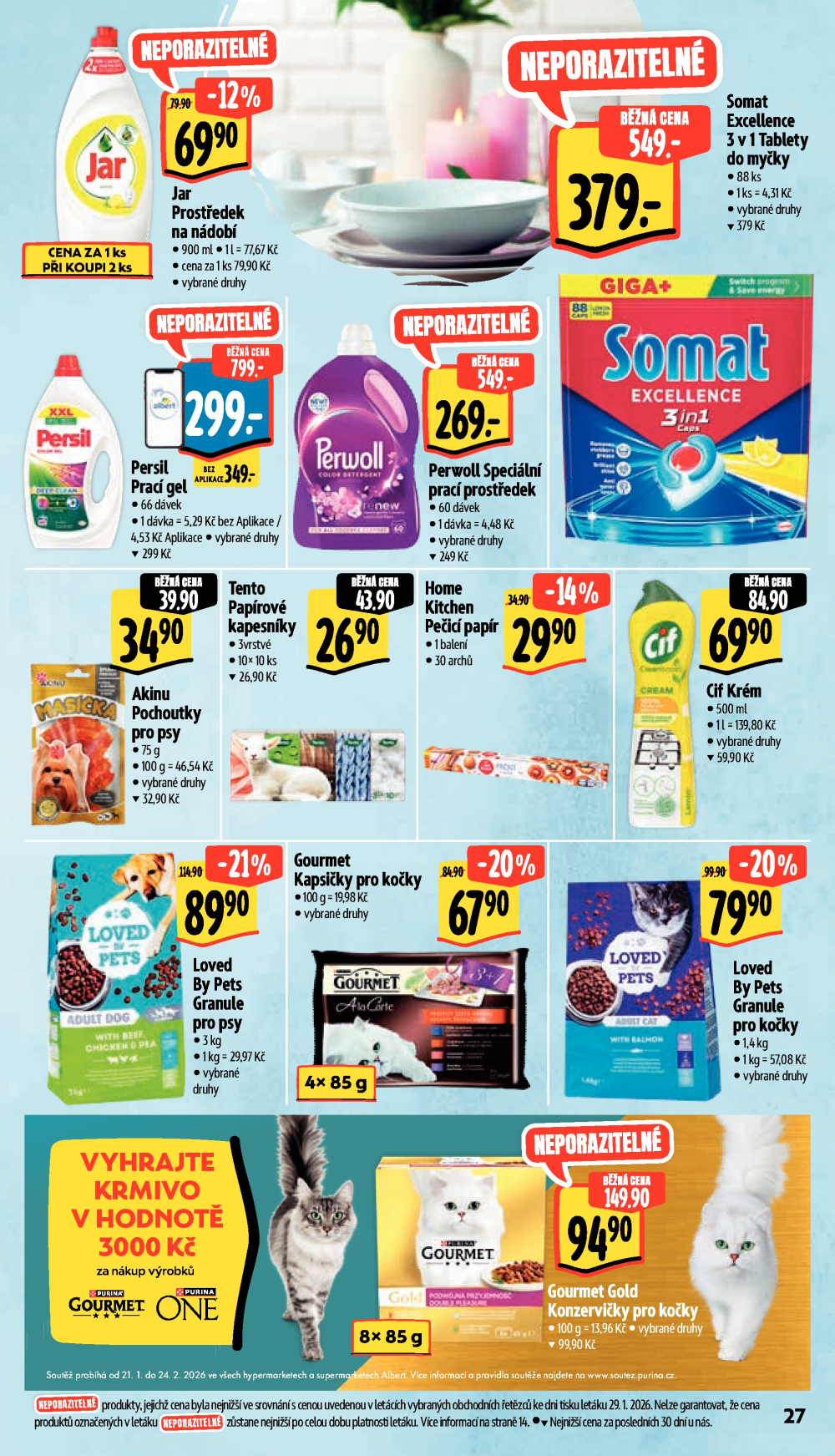 Leták Albert Supermarket leták - Brno, Stará Osada a Jihomoravské náměstí - strana 39