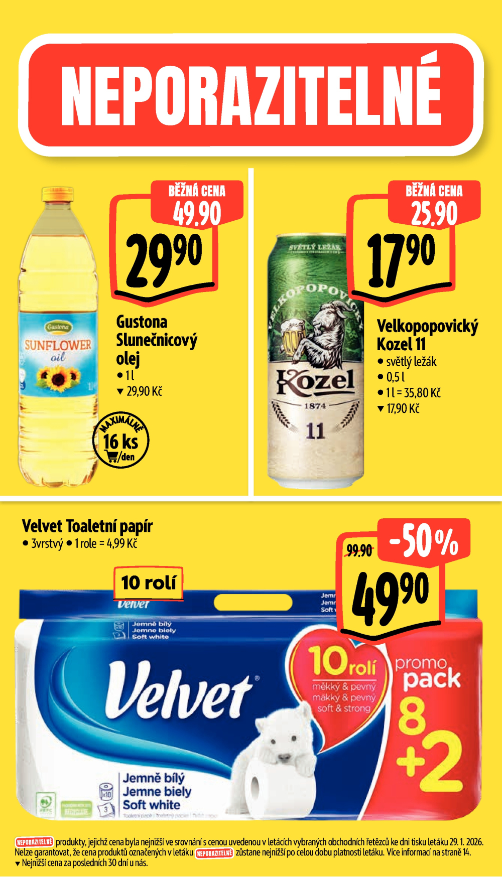 Leták Albert Supermarket leták - Brno, Stará Osada a Jihomoravské náměstí - strana 5