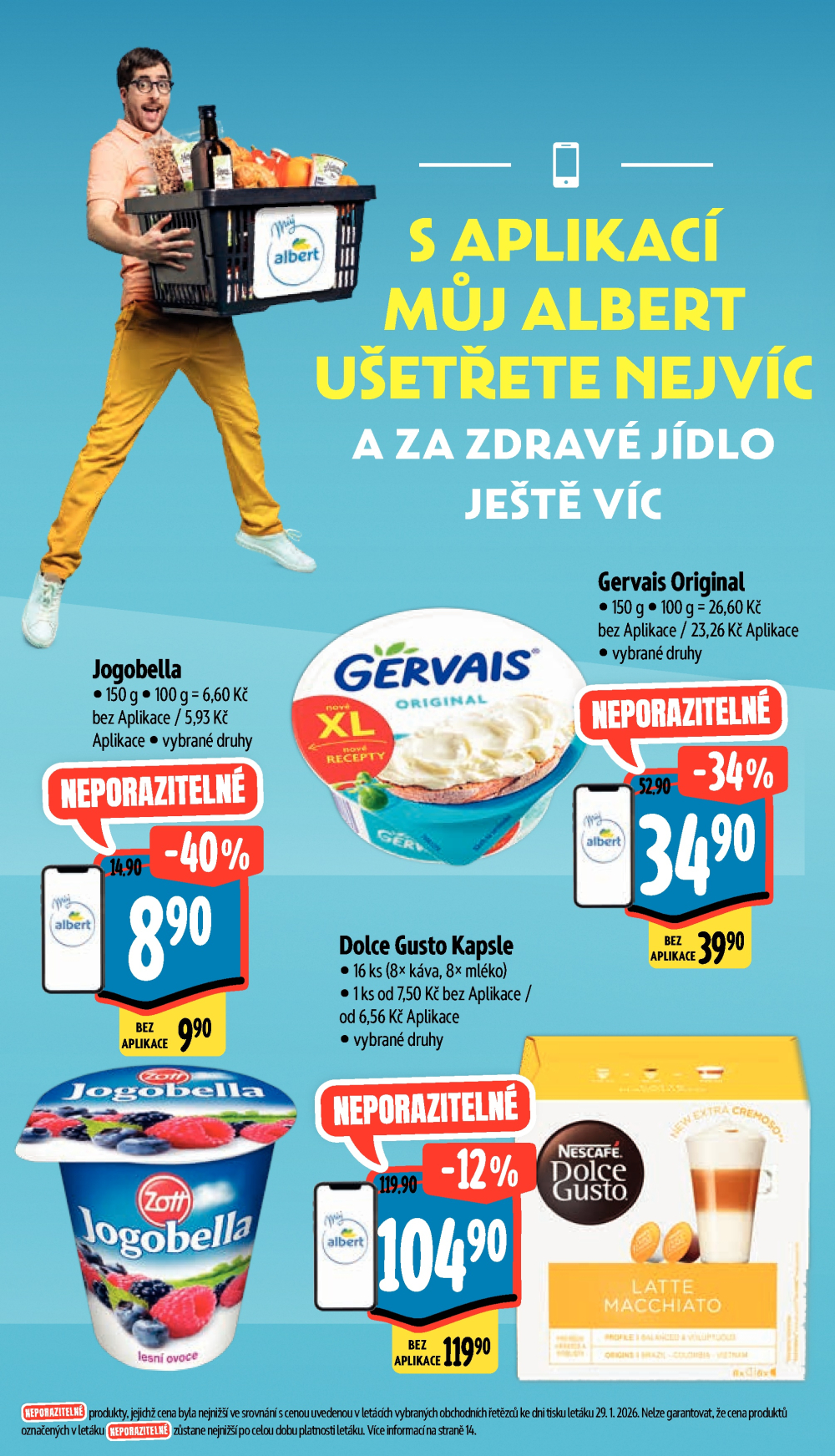 Leták Albert Supermarket leták - Brno, Stará Osada a Jihomoravské náměstí - strana 8