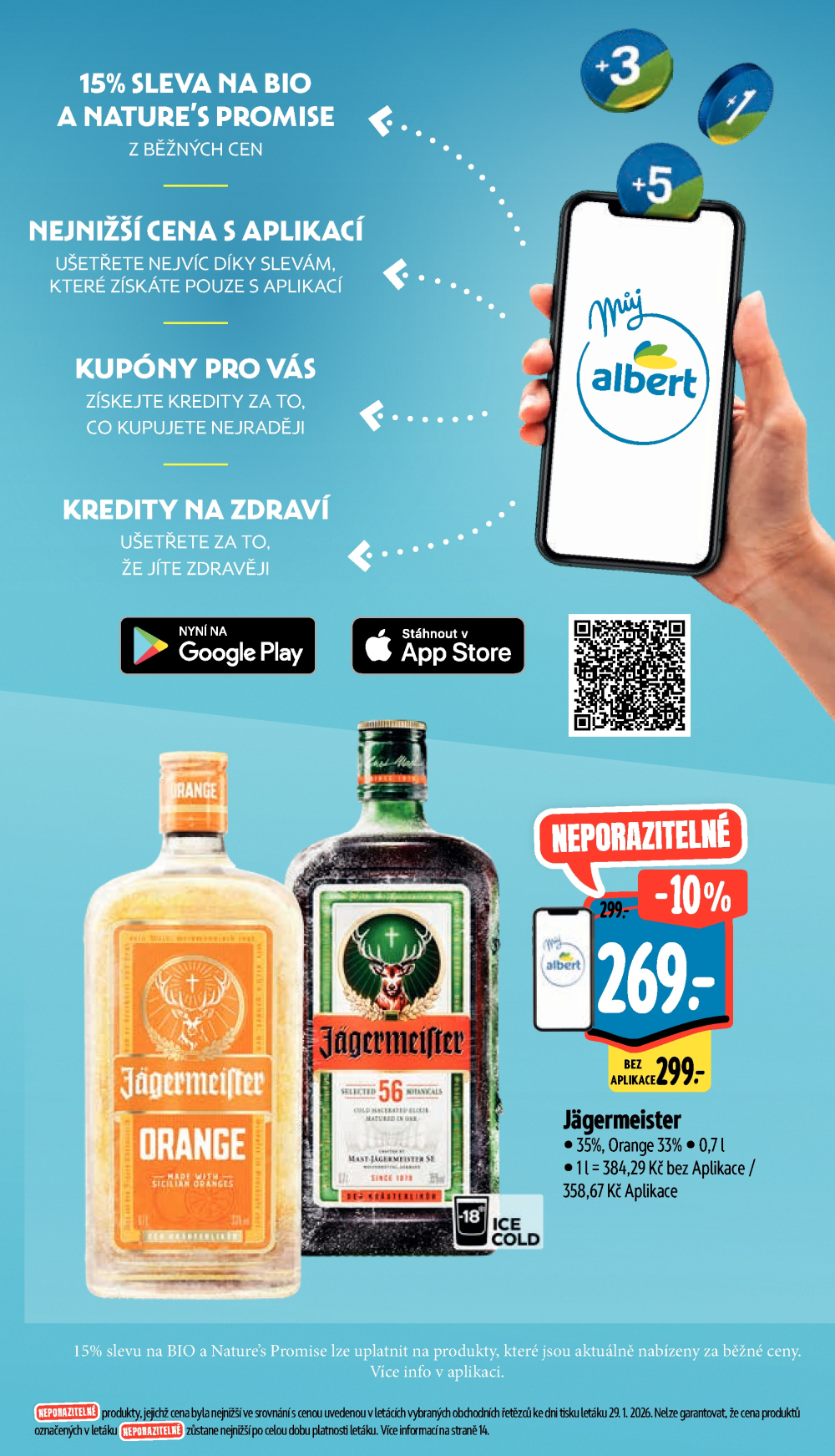 Leták Albert Supermarket leták - Brno, Stará Osada a Jihomoravské náměstí - strana 9