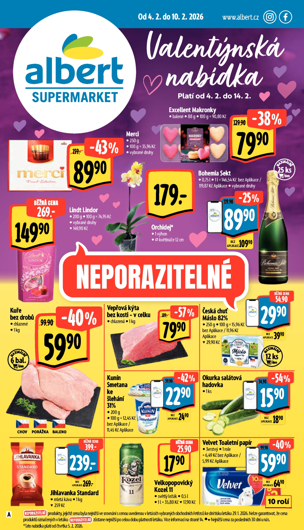 Leták Albert Supermarket leták - strana 1