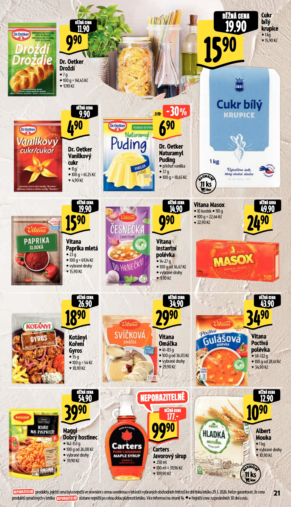 Leták Albert Supermarket leták - strana 29