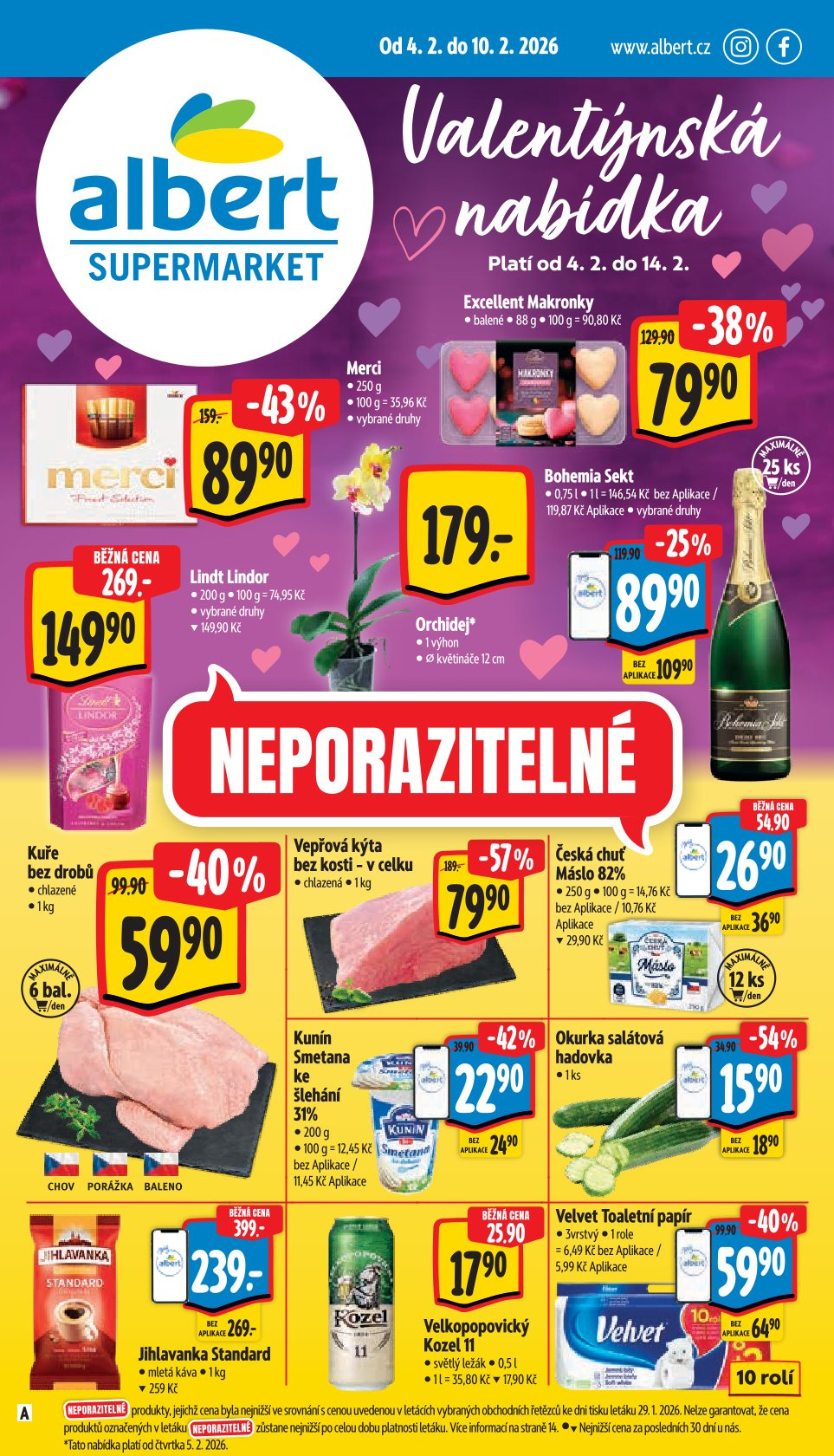 Leták Albert Supermarket leták - strana 1