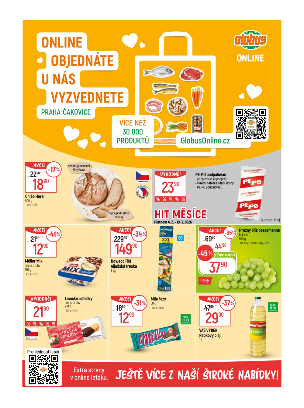 Leták Globus leták Praha - Čakovice - strana 2