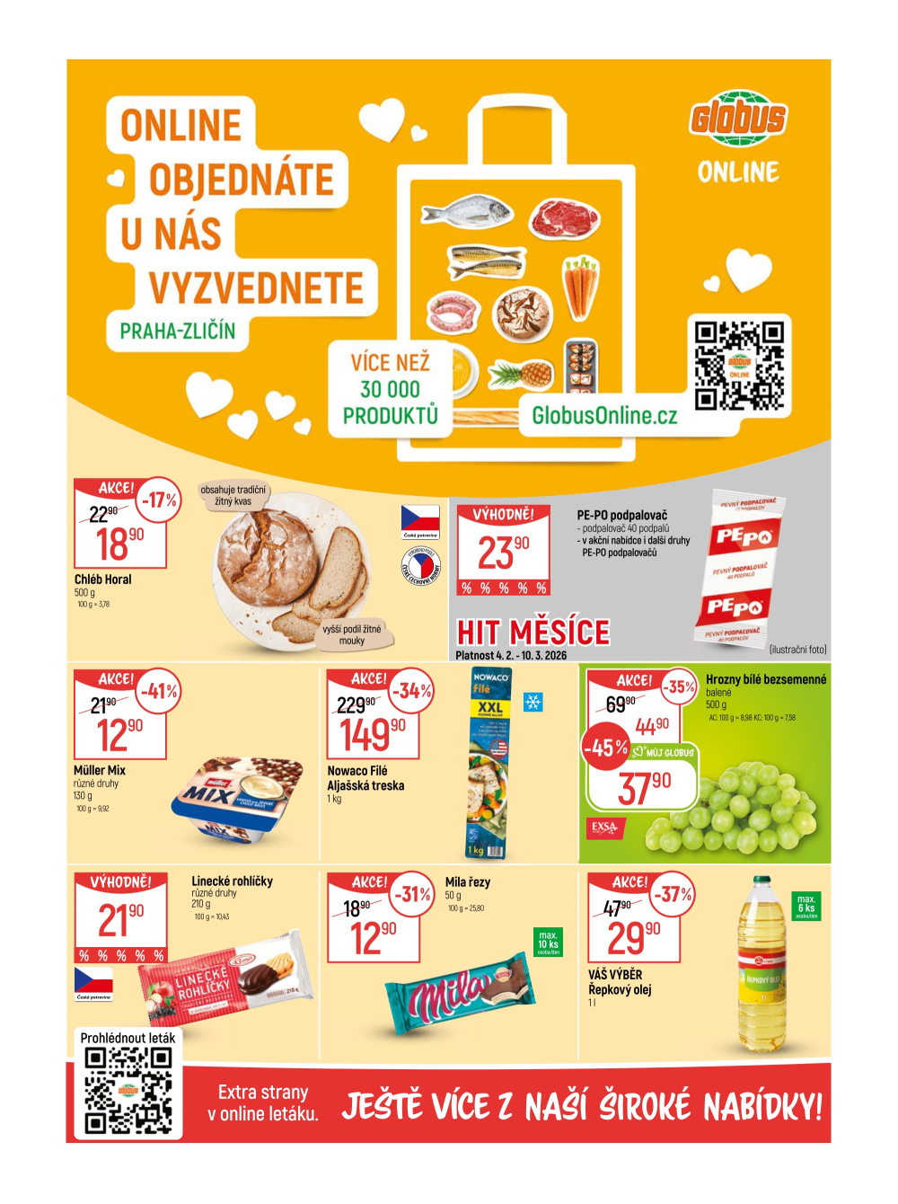 Leták Globus leták Praha - Zličín - strana 2